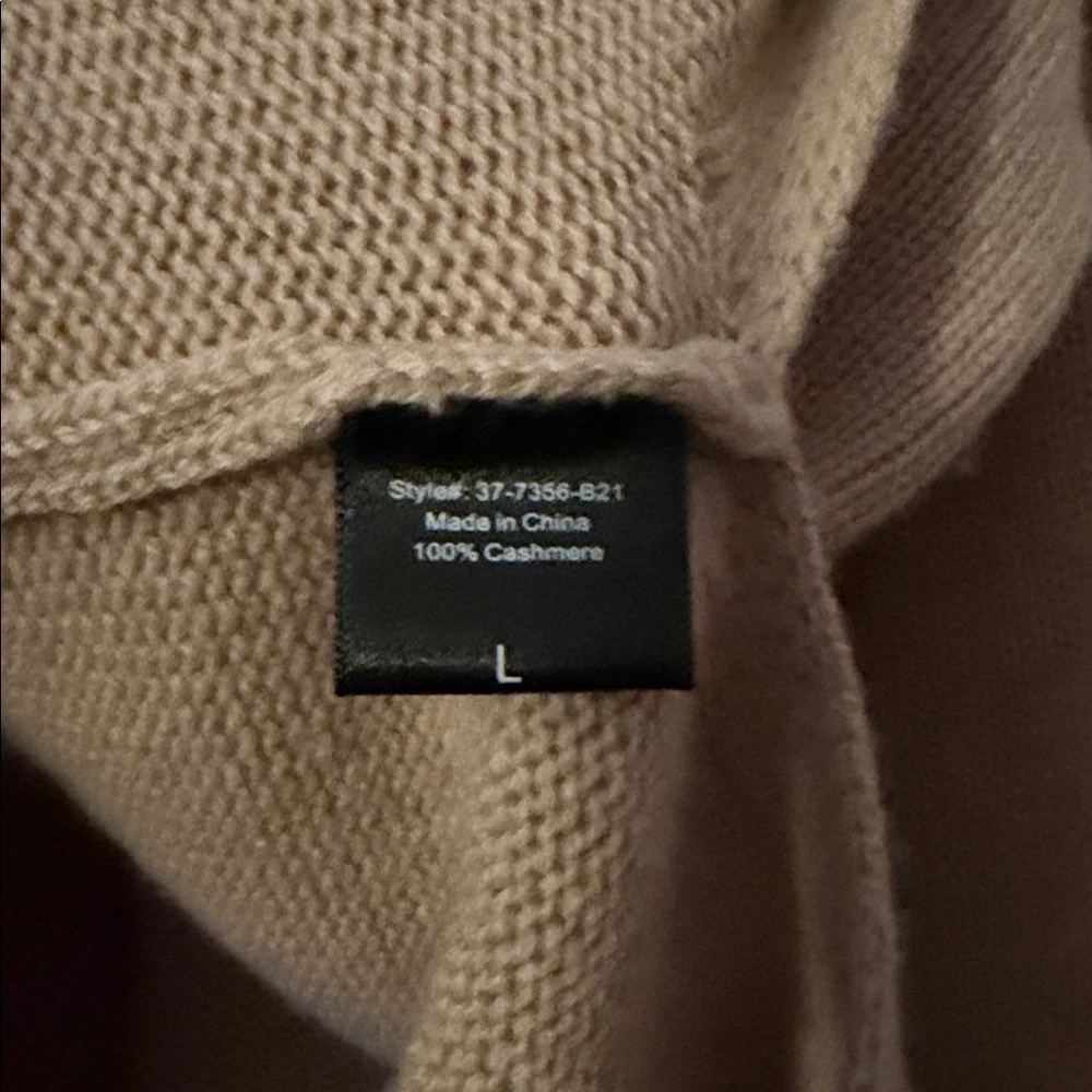 Jenni Kayne Boyfriend Cashmere Sweater Size L - Picture 5 of 5